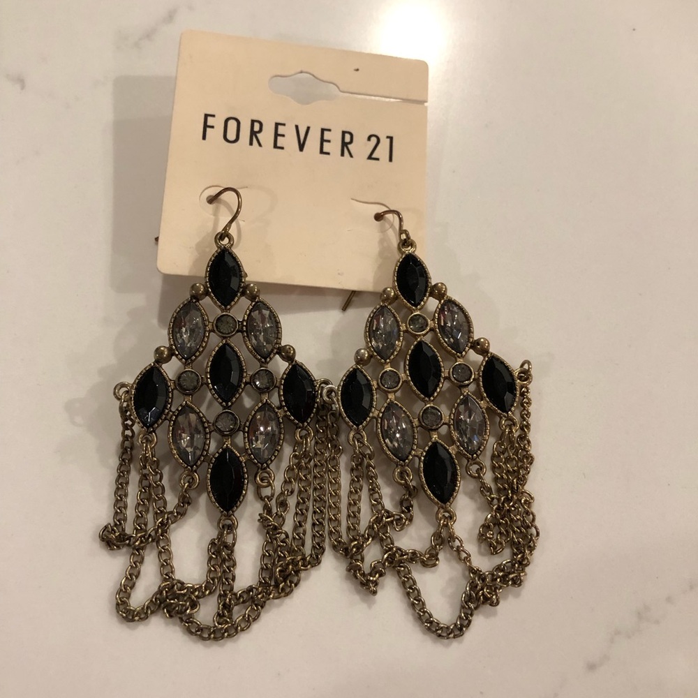 Set of 3 Chandelier Earrings